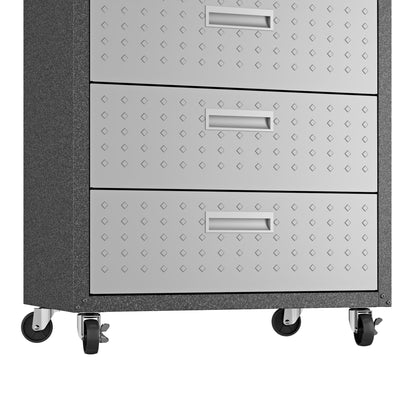 Manhattan Comfort 3-Piece Fortress Garage Set