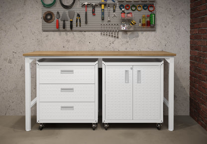 Manhattan Comfort 3-Piece Fortress Garage Set