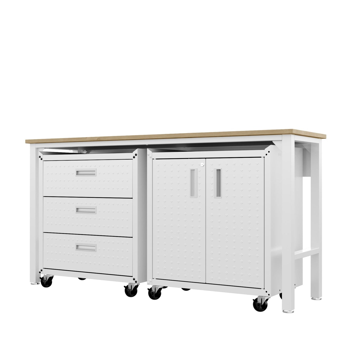 Manhattan Comfort 3-Piece Fortress Garage Set