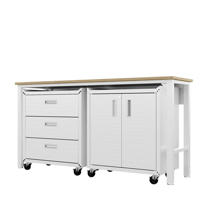 Manhattan Comfort 3-Piece Fortress Garage Set