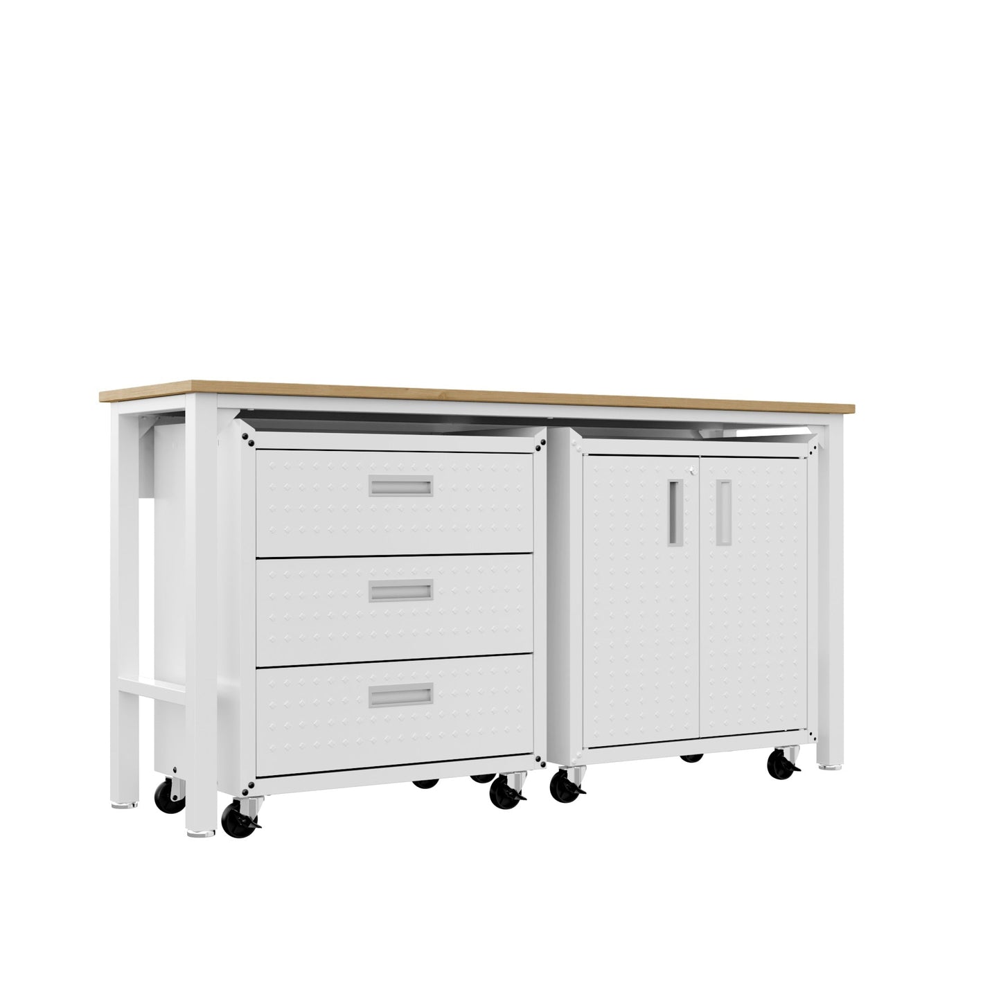Manhattan Comfort 3-Piece Fortress Garage Set