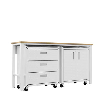 Manhattan Comfort 3-Piece Fortress Garage Set