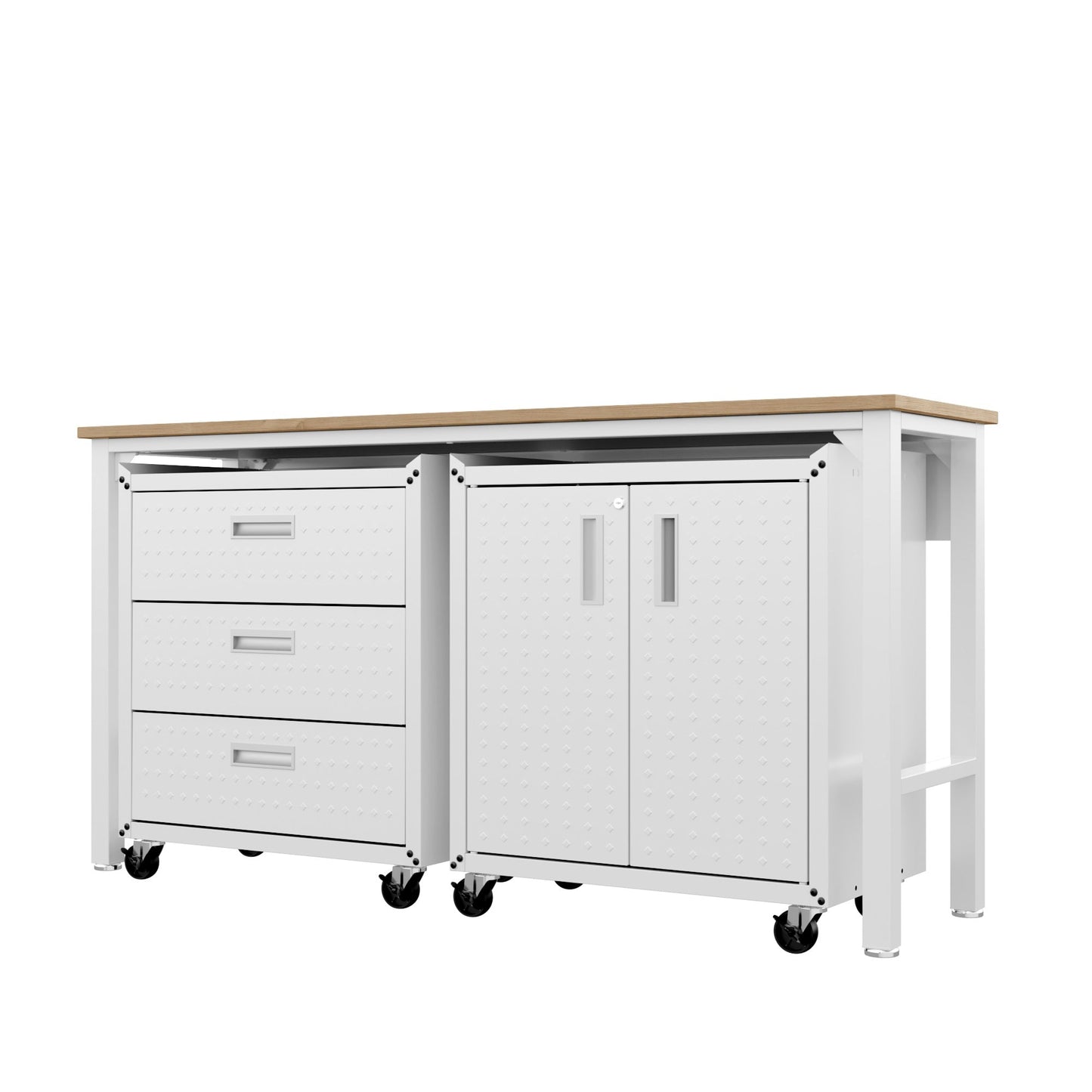 Manhattan Comfort 3-Piece Fortress Garage Set