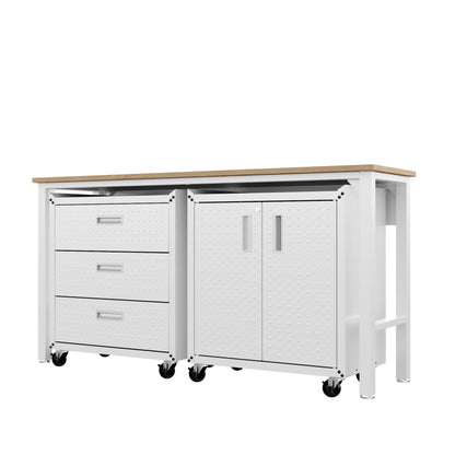 Manhattan Comfort 3-Piece Fortress Garage Set