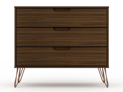 Manhattan Comfort 3-Piece Rockefeller Bedroom Dresser Set