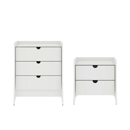 Manhattan Comfort 2-Piece Coney Dresser and Nightstand