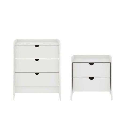 Manhattan Comfort 2-Piece Coney Dresser and Nightstand