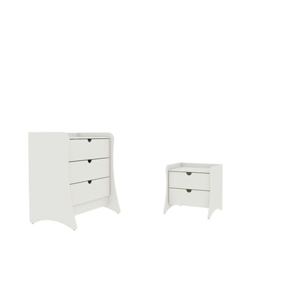 Manhattan Comfort 2-Piece Coney Dresser and Nightstand