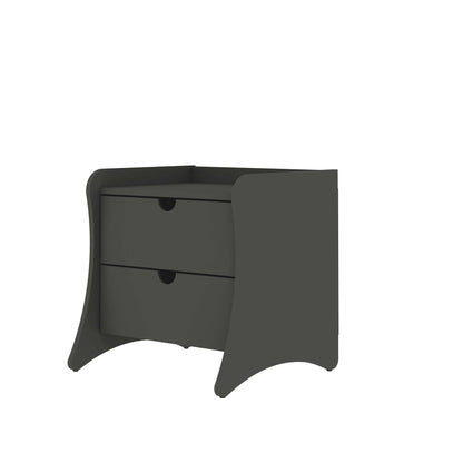Manhattan Comfort 3-Piece Coney Dresser and 2 Nightstands