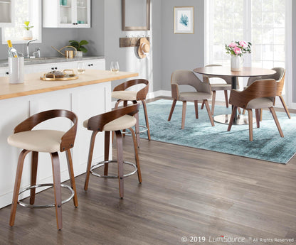 Majestic Office Furniture 24" Fixed-Height Counter Stool - Set of 2