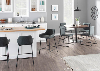Majestic Office Furniture 24" Fixed-Height Counter Stool - Set of 2