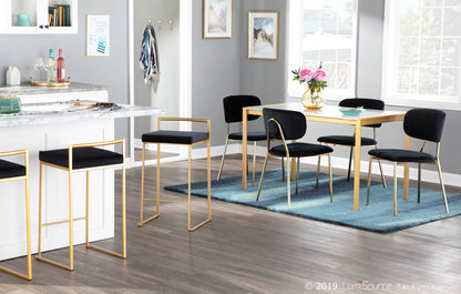 Majestic Office Furniture Stacker 26" Fixed-Height Counter Stool - Set Of 3