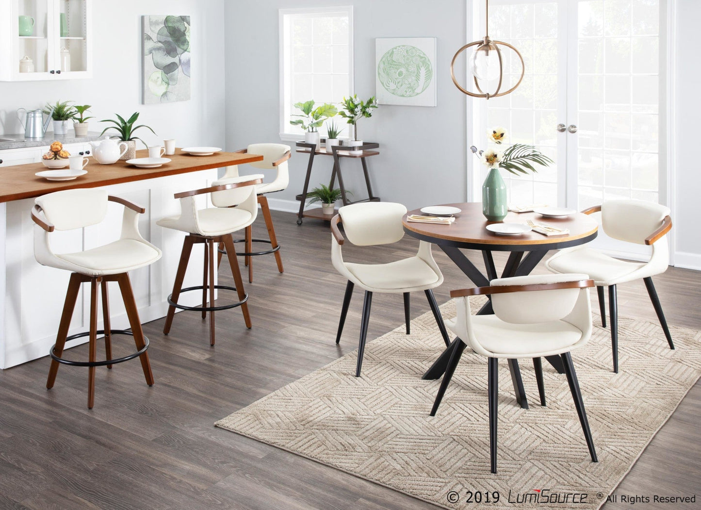 Majestic Office Furniture 26" Fixed-Height Counter Stool