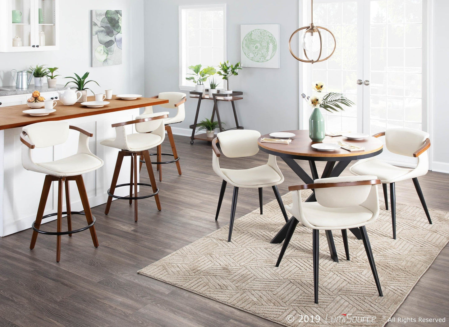 Majestic Office Furniture 26" Fixed-Height Counter Stool