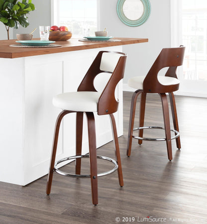 Majestic Office Furniture 24'' Fixed-Height Counter Stool - Set of 2