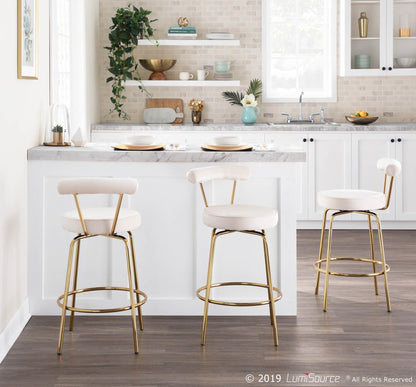 Majestic Office Furniture 26" Fixed-Height Counter Stool - Set of 2