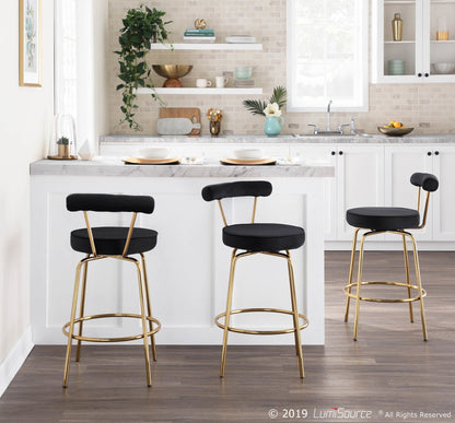Majestic Office Furniture 26" Fixed-Height Counter Stool - Set of 2