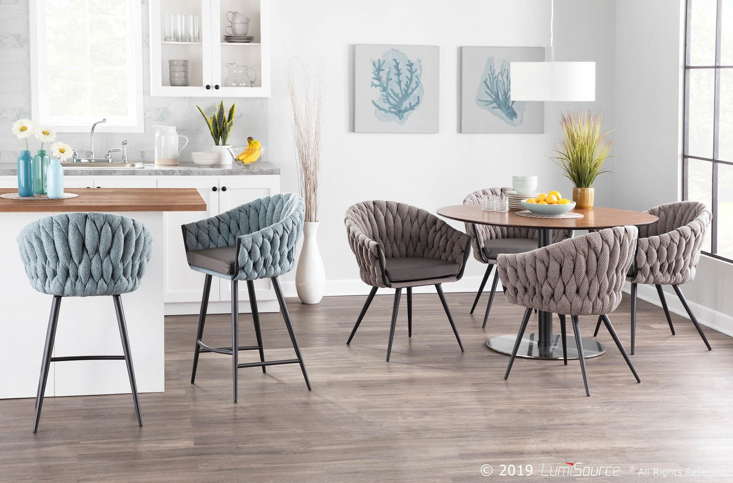 Majestic Office Furniture Matisse 26" Fixed-Height Counter Stool