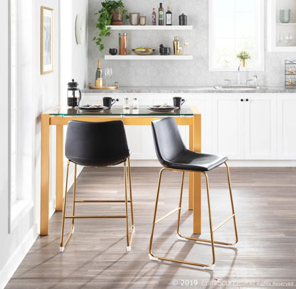 Majestic Office Furniture 26" Fixed-Height Counter Stool - Set of 2