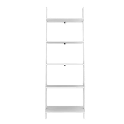 Manhattan Comfort Cooper 5-Shelf Floating Ladder Bookcase