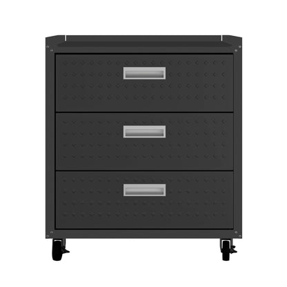 Manhattan Comfort 3-Piece Fortress Garage Set