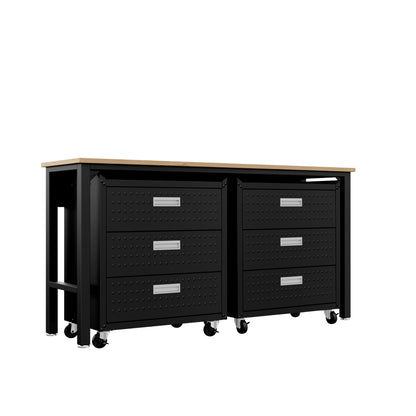 Manhattan Comfort 3-Piece Fortress Garage Set