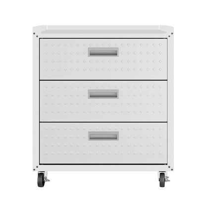 Manhattan Comfort 3-Piece Fortress Garage Set