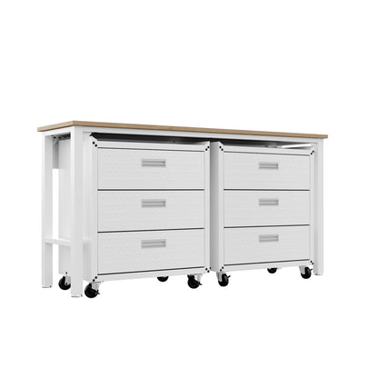 Manhattan Comfort 3-Piece Fortress Garage Set
