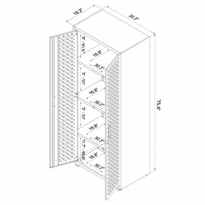 Manhattan Comfort Fortress Garage Cabinet