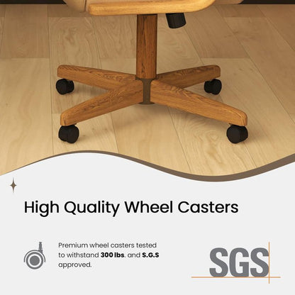Chromcraft Douglas D9520 Casual Dining Chair Caster Swivel Tilt Fabric Dinning Chair with PU upholstery