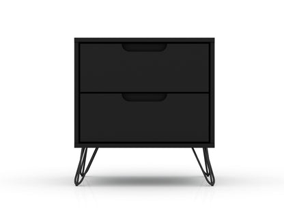 Manhattan Comfort Rockefeller Nightstand - Set of 2