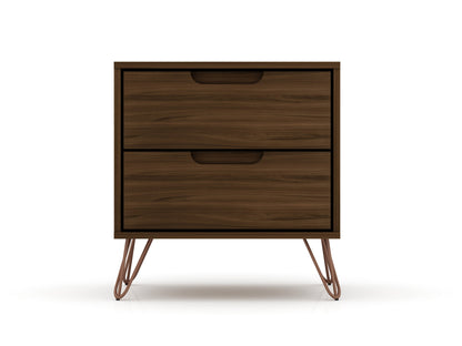 Manhattan Comfort Rockefeller Nightstand - Set of 2