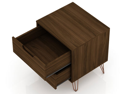 Manhattan Comfort Rockefeller Nightstand - Set of 2