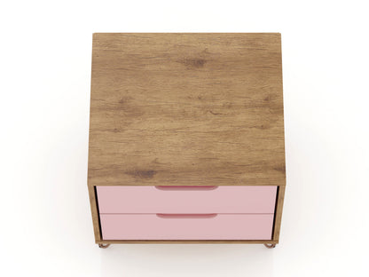 Manhattan Comfort Rockefeller Nightstand - Set of 2