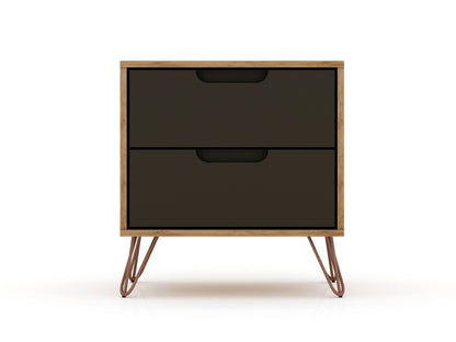 Manhattan Comfort Rockefeller Nightstand - Set of 2