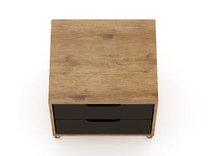 Manhattan Comfort Rockefeller Nightstand - Set of 2