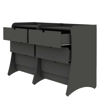 Manhattan Comfort Coney Dresser - Set of 2