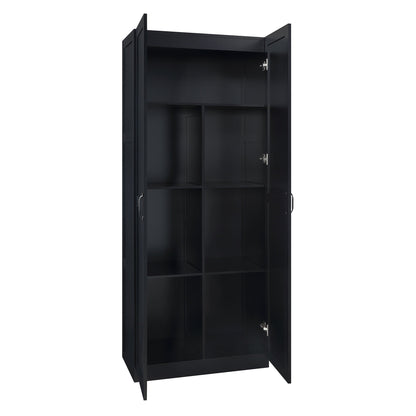 Manhattan Comfort Hopkins Storage Closet - Set of 2