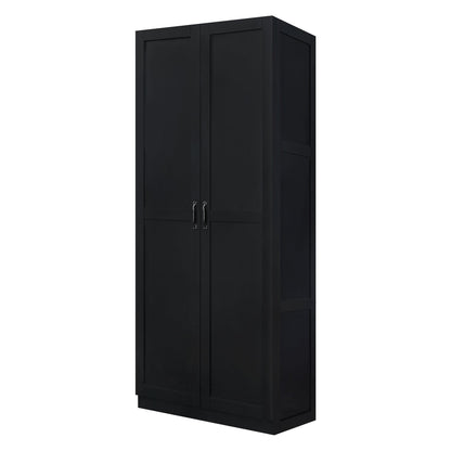 Manhattan Comfort Hopkins Storage Closet - Set of 2