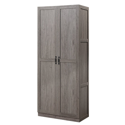 Manhattan Comfort Hopkins Storage Closet - Set of 2