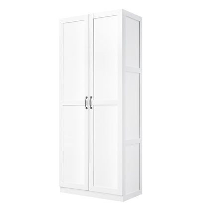 Manhattan Comfort Hopkins Storage Closet - Set of 2
