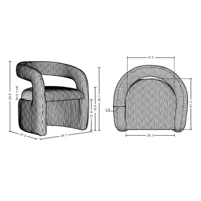 Manhattan Comfort Corvette Dining Chairs - Set of 2