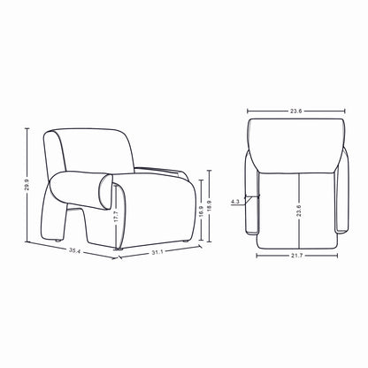 Manhattan Comfort Verandah Accent Chairs - Set of 2