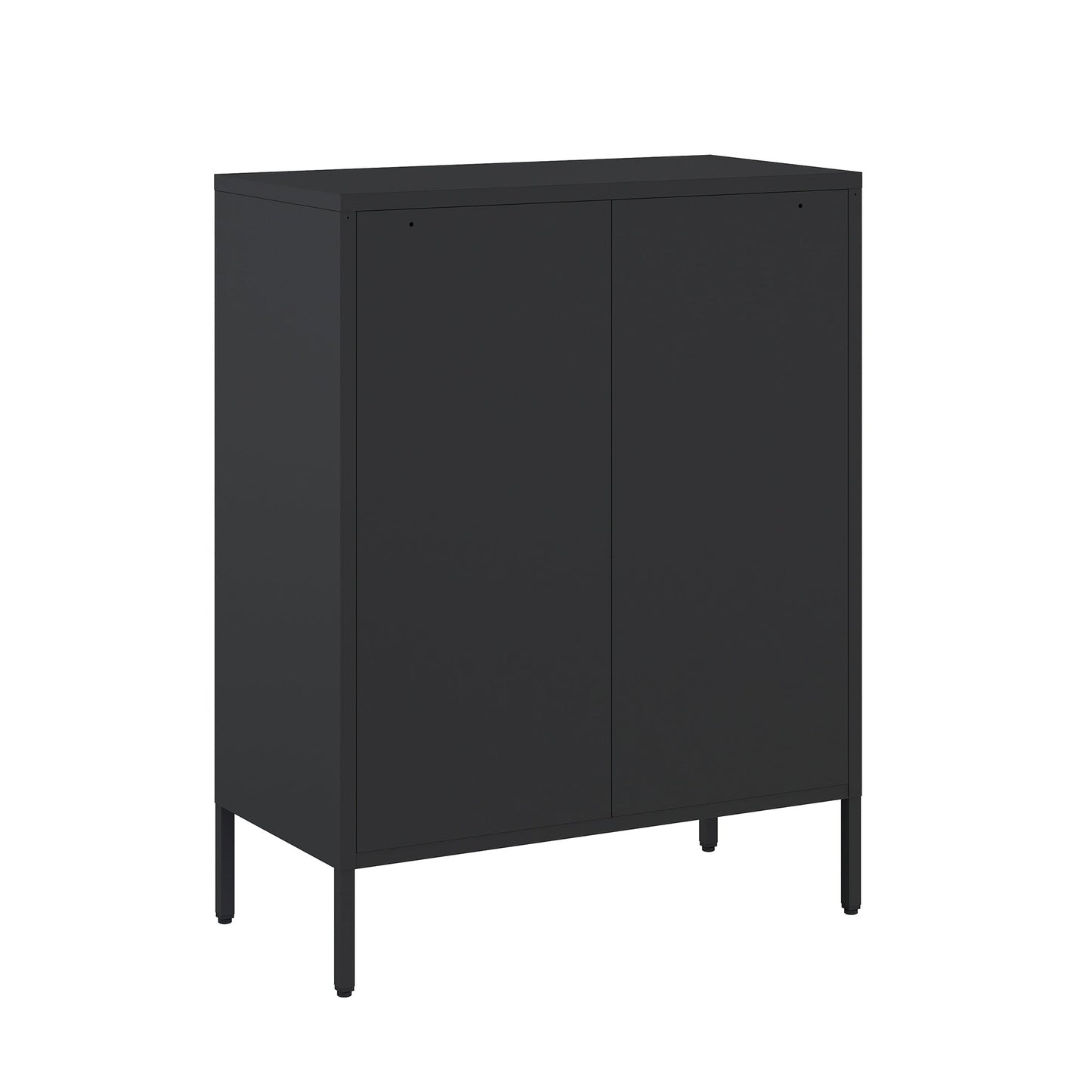 Manhattan Comfort 2-Piece Naomi Accent Cabinet and Storage Cabinet