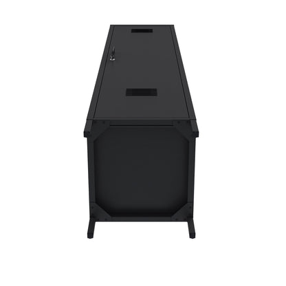 Manhattan Comfort 2-Piece Naomi Accent Cabinet and Storage Cabinet