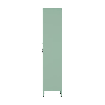 Manhattan Comfort 2-Piece Naomi Accent Cabinet and Storage Cabinet