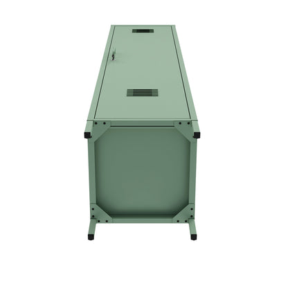 Manhattan Comfort 2-Piece Naomi Accent Cabinet and Storage Cabinet