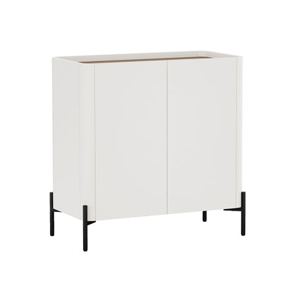 Manhattan Comfort 2-Piece Abbey Accent Cabinet and Bookcase