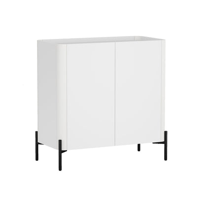 Manhattan Comfort 2-Piece Abbey Accent Cabinet and Bookcase
