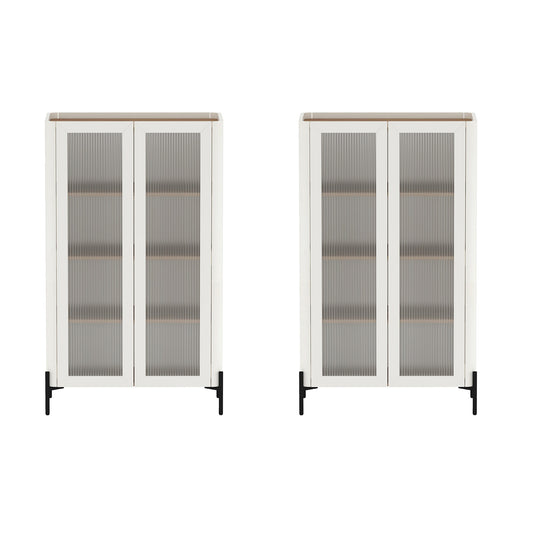 Manhattan Comfort Abbey Décor Cabinet - Set of 2